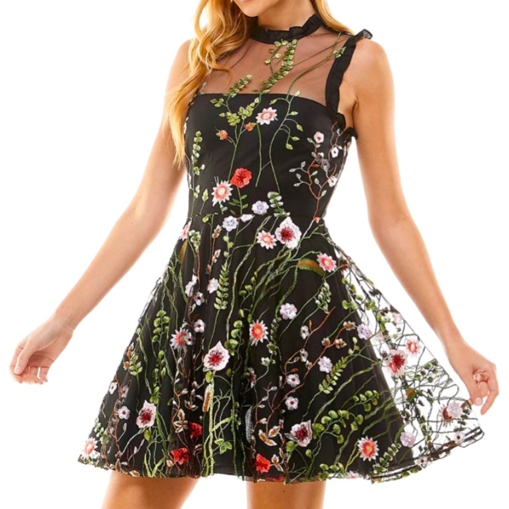 City studio floral dress